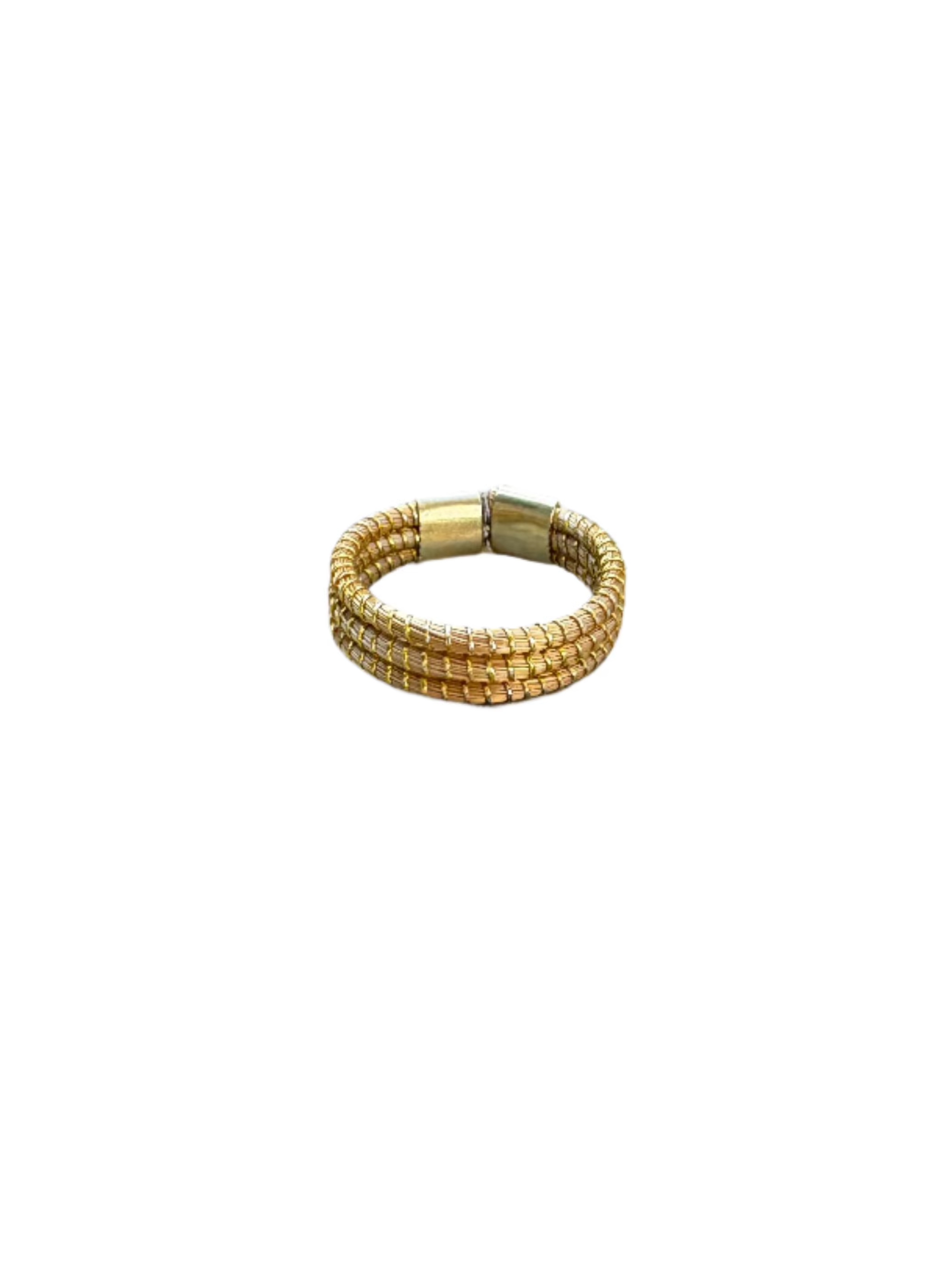 Harmony Ring — Handwoven Capim Dourado Golden Grass