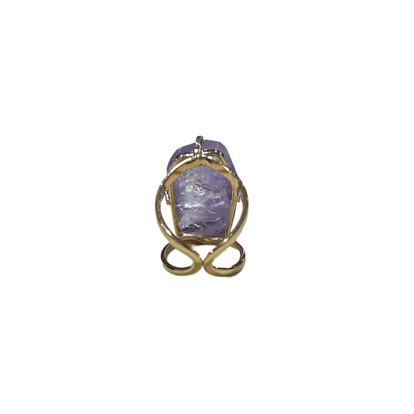 Amethyst Facet Ring - Gold