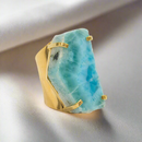 Larimar Cuff Ring