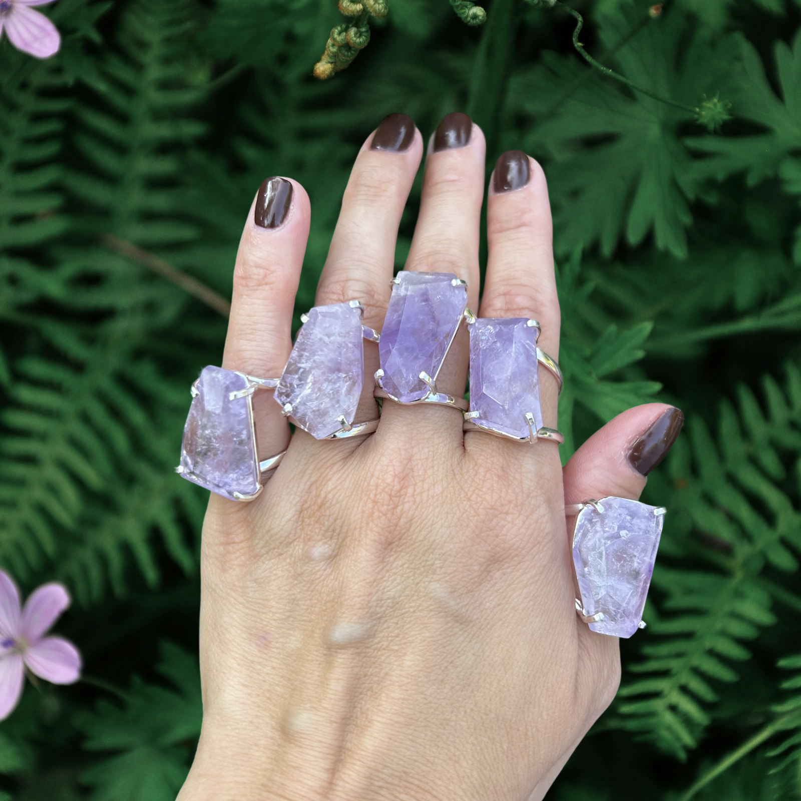 Amethyst Ring - Silver