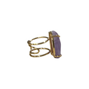 Amethyst Facet Ring - Gold