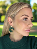 Limited Edition Summer Vibes Golden Grass Earrings — Handmade, Lightweight & Colorful