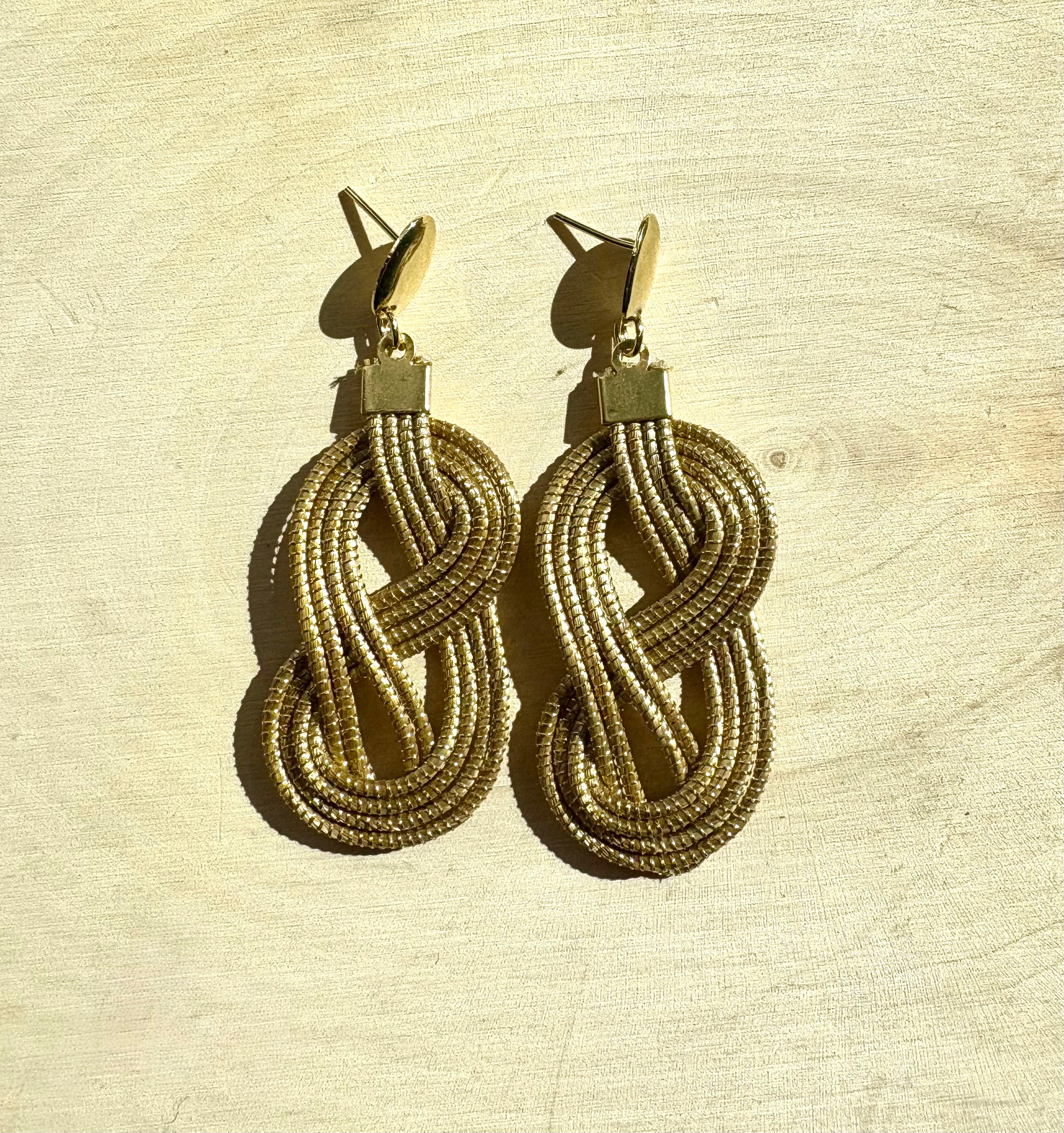 Limited Edition Summer Vibes Golden Grass Earrings — Handmade, Lightweight & Colorful