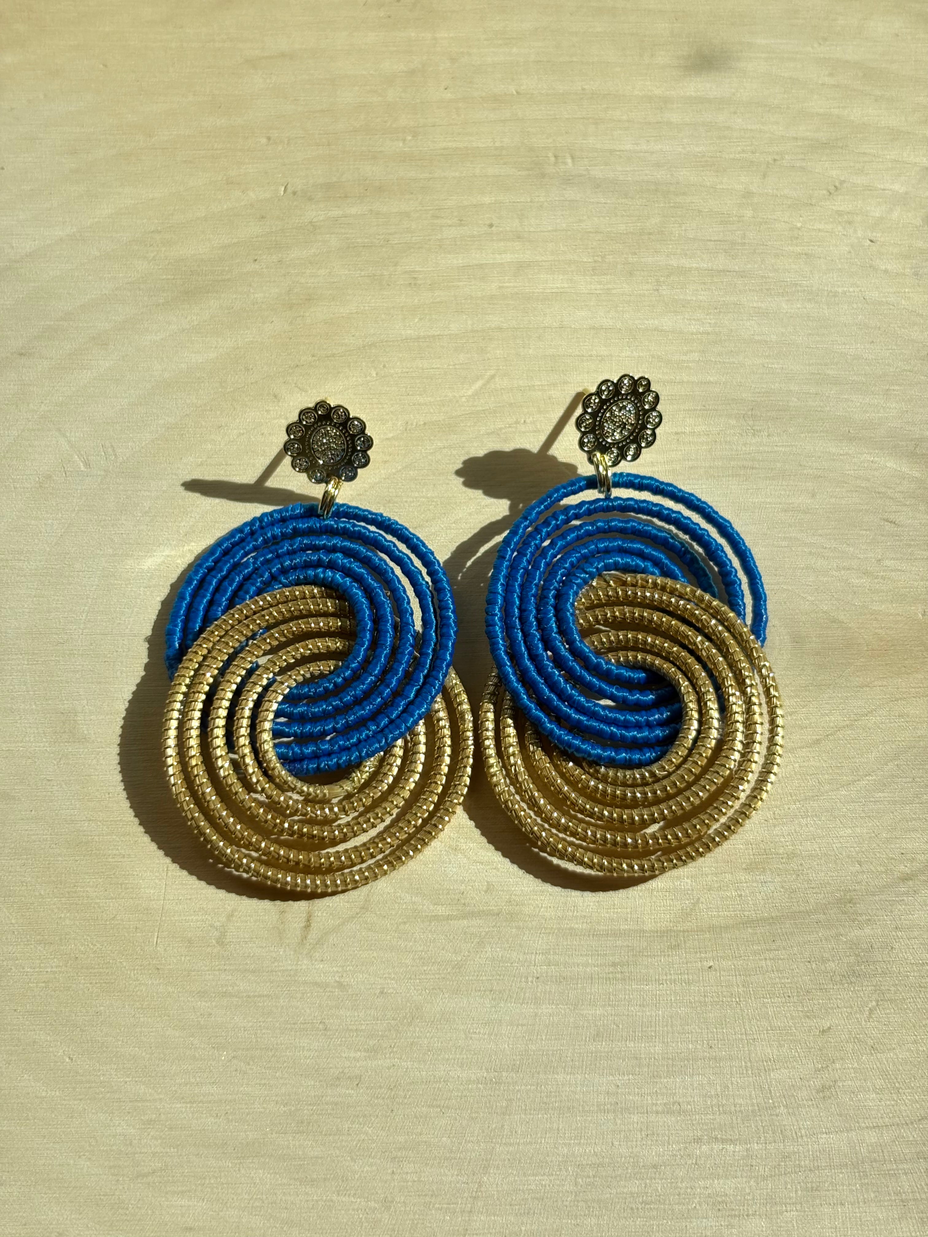 Limited Edition Summer Vibes Golden Grass Earrings — Handmade, Lightweight & Colorful
