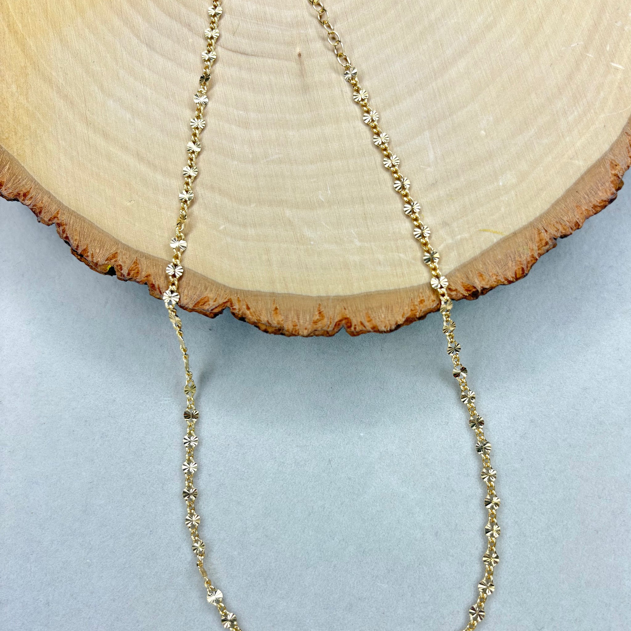 Fancy Bow-Design Chain – 24K Gold Filled