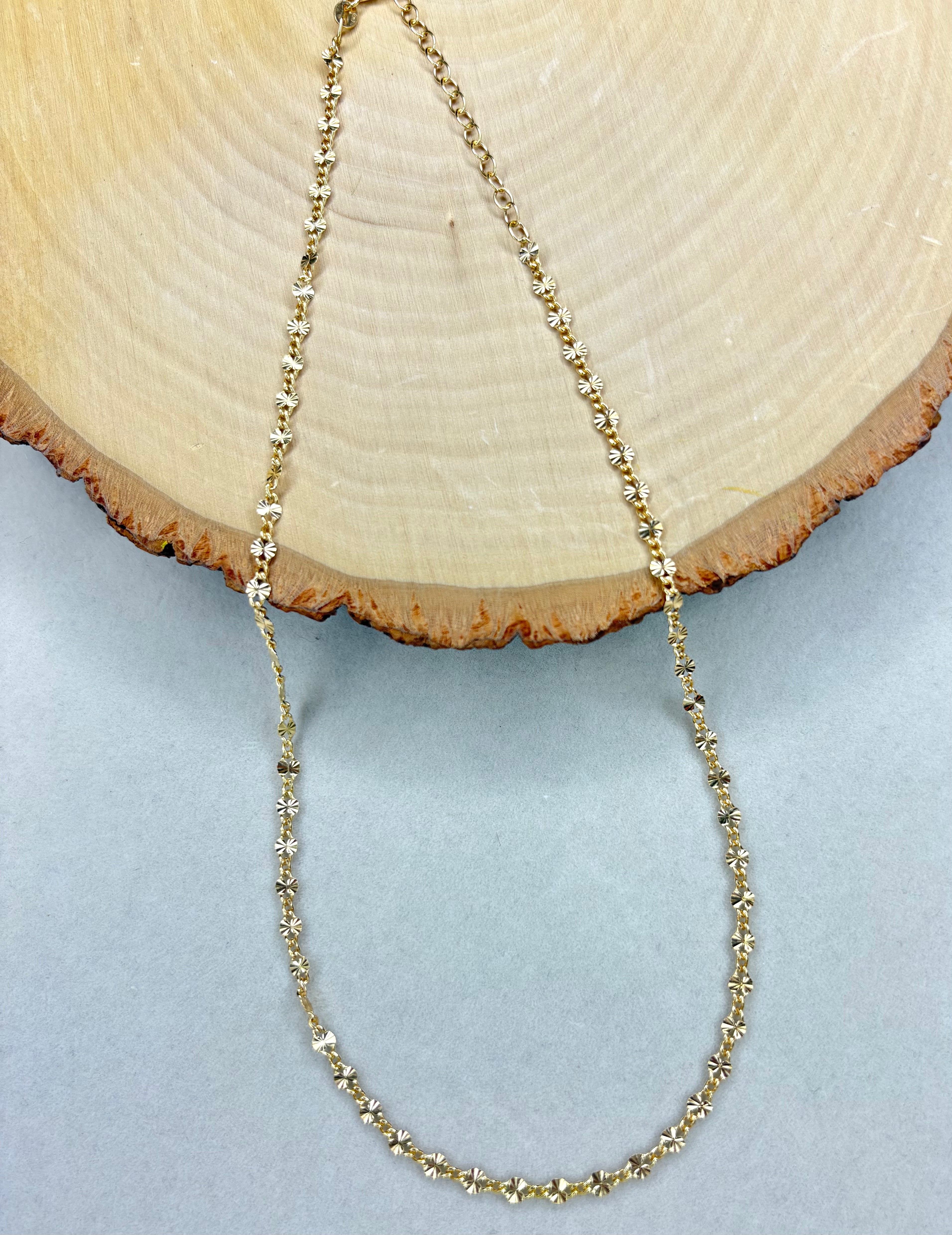 Fancy Bow-Design Chain – 24K Gold Filled