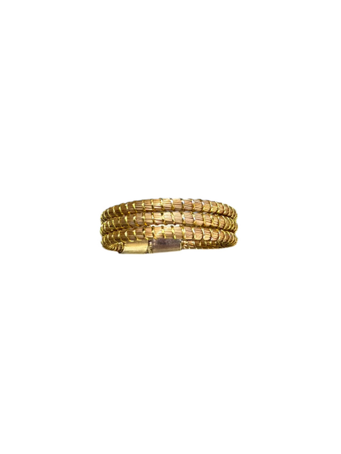 Harmony Ring — Handwoven Capim Dourado Golden Grass