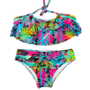 Vibrant Tropical Kids Bikini Set