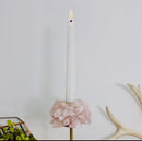 Rose Quartz Taper Candle Holder - 2 Sizes