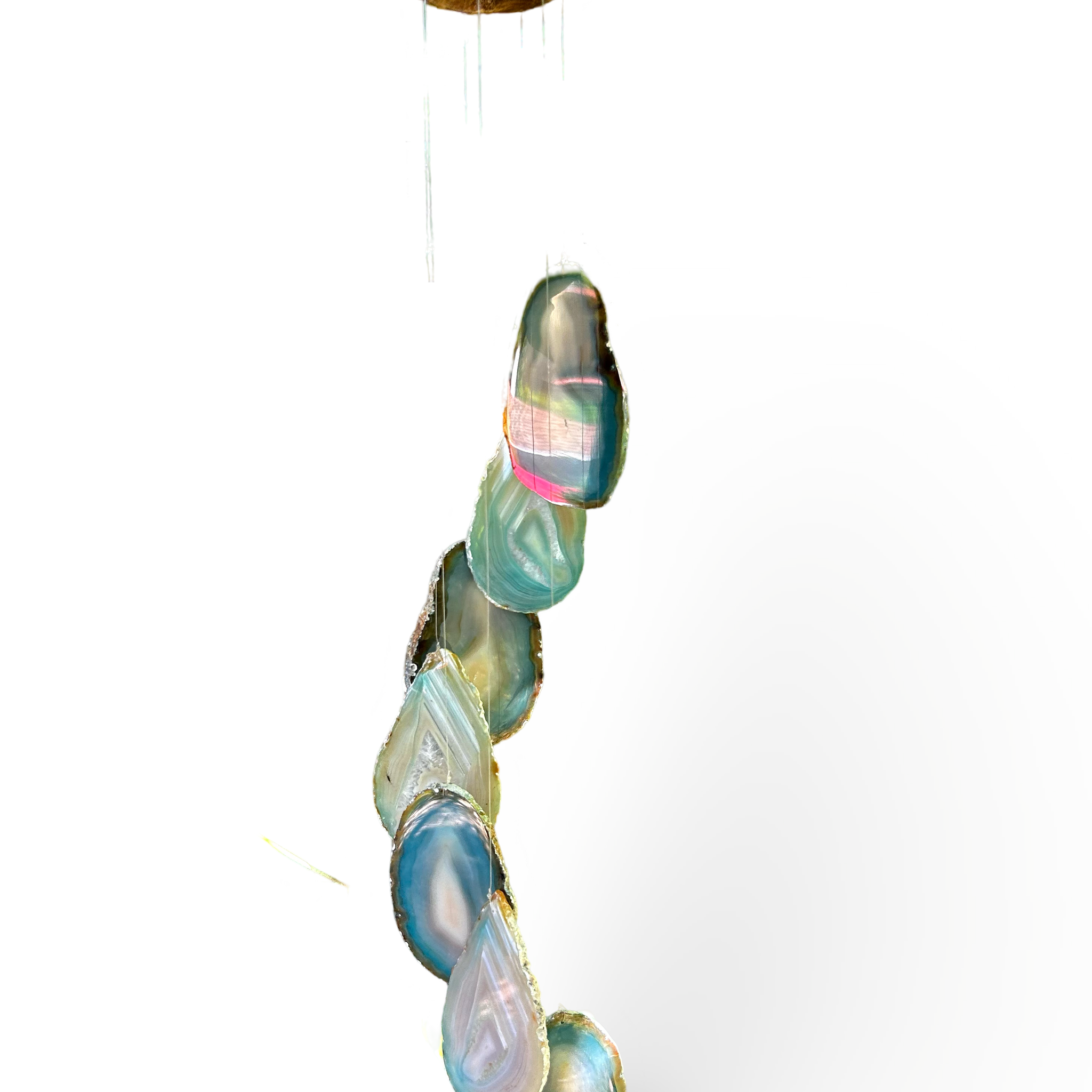 Green Agate Wind Chime - Medium Size