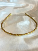 Hand‑woven Brazilian Golden Grass (Capim Dourado) Headband - Lightweight Artisan Accessory