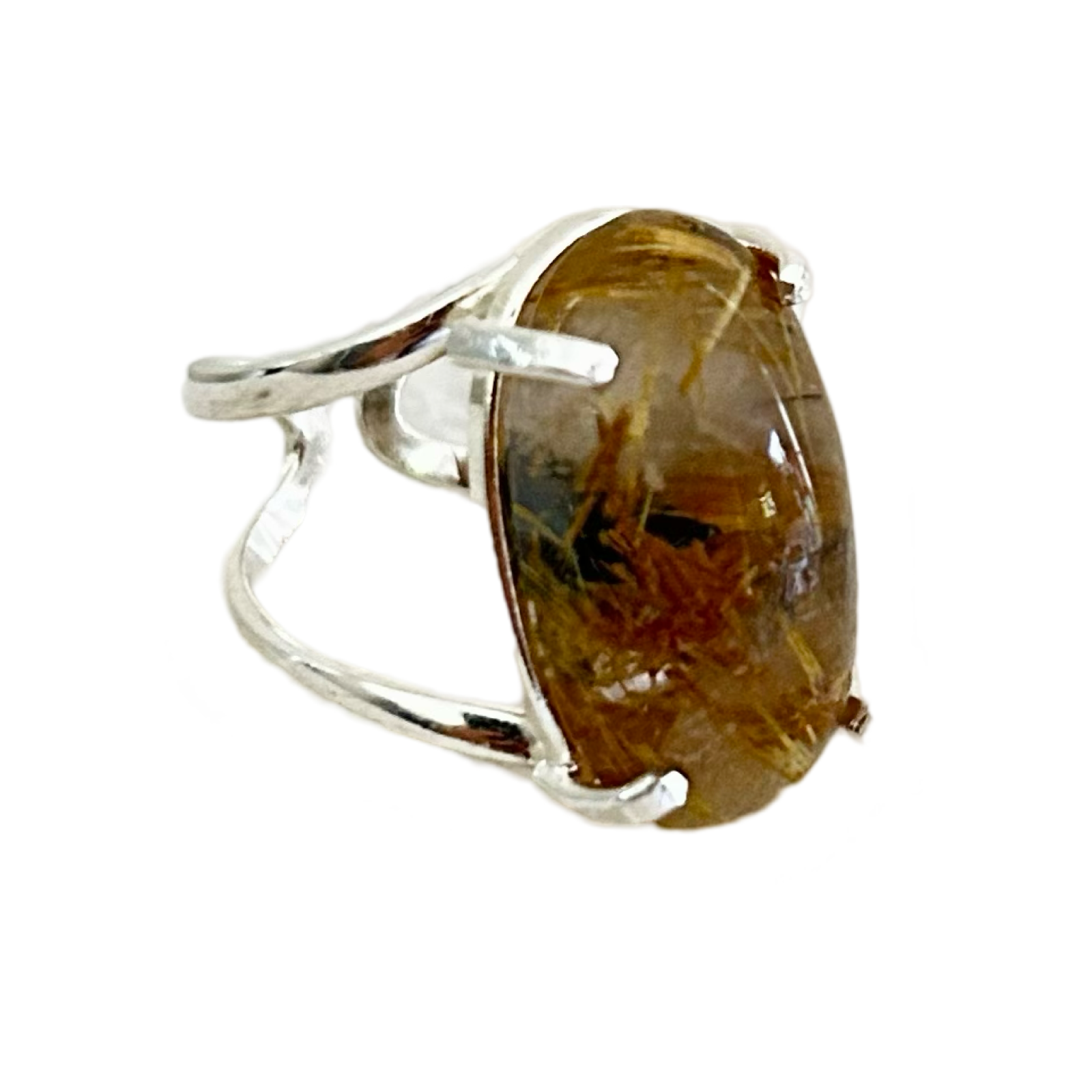 Rutilated Quartz Ring