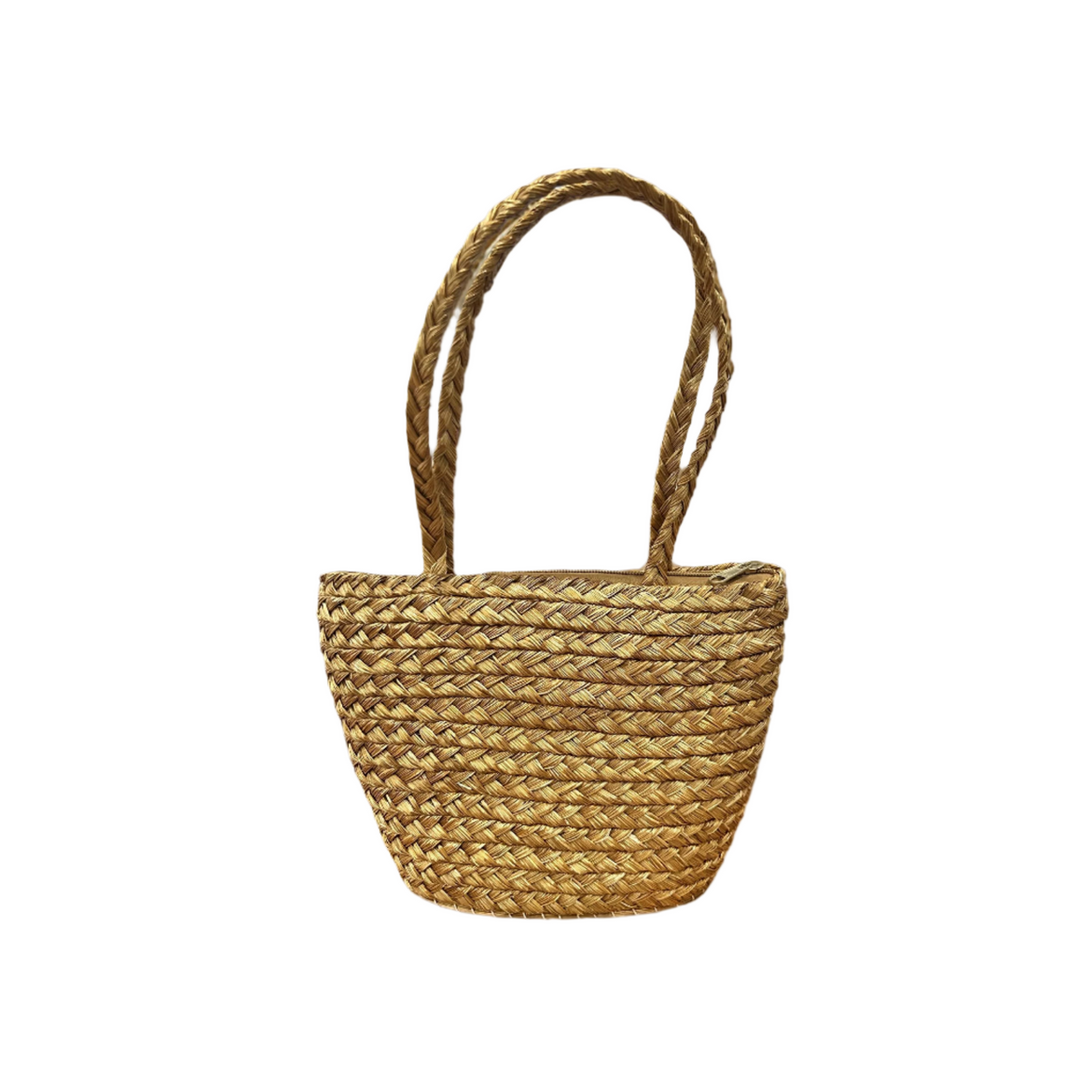 Clara Golden Grass Bag — Handwoven Capim Dourado Tote from Brazil