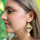 Druzy Bar Earrings