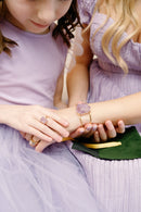 Amethyst Statement Cuff Bracelet — 18K Gold Plated with Genuine Free-Form Faceted Stone, Adjustable & Hypoallergenic