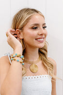 Unity Golden Grass Choker — Handwoven Capim Dourado Necklace with 18K Gold Plated Accents