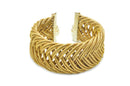 Essencia Bracelet Cuff - Golden Grass Design